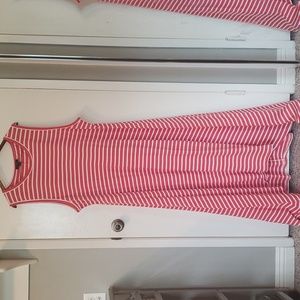 J. Crew High Low Striped Maxi Dress 100% Cotton Plus Size XXL